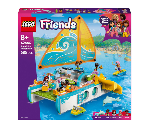 LEGO Friends 42664 Przygoda na łodzi - 1331628 - zdjęcie